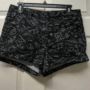 High-rise Chemistry Shorts